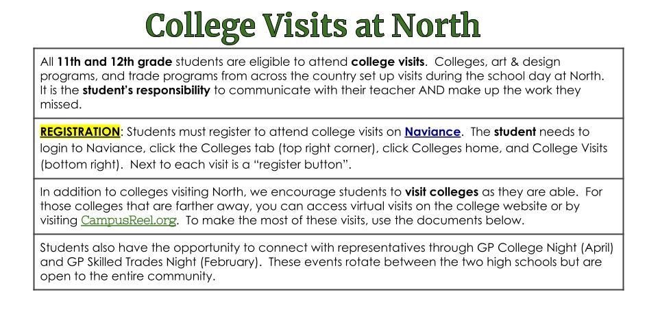 College Visits